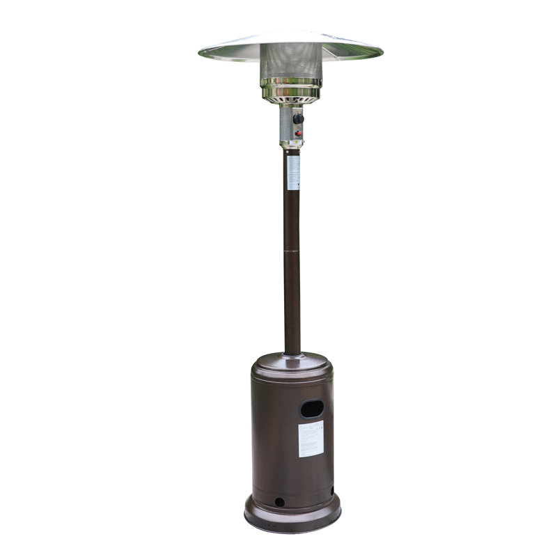 mainstays 48000 btu propane gas outdoor freestanding patio heater